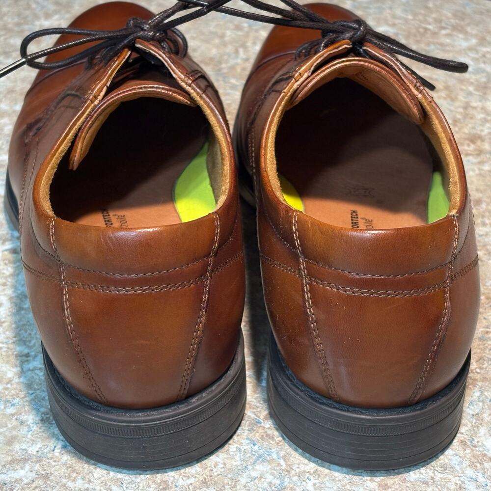 Florsheim Men's Midtown Cap Toe Brown Leather Lace Up Dress Shoes Oxford Size 10 - Picture 8 of 14